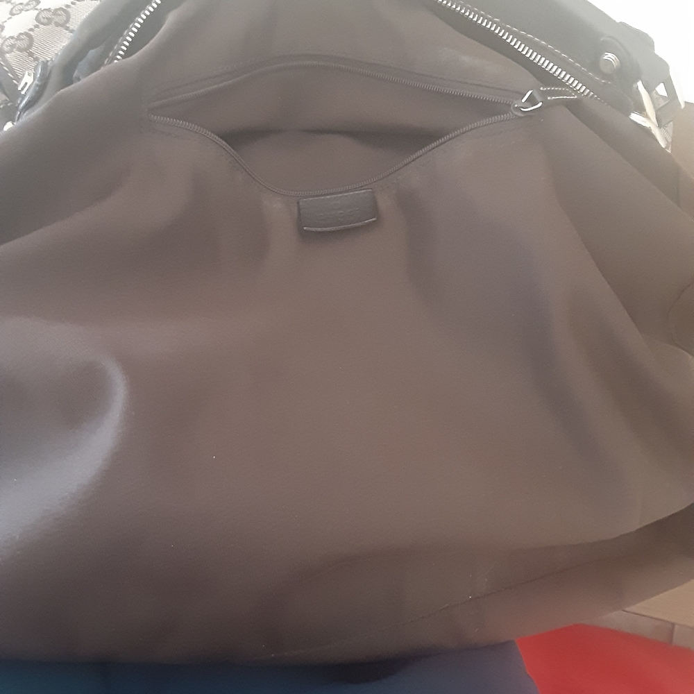 Authentic Gucci Canvas Hobo Bag - Picture 10 of 13
